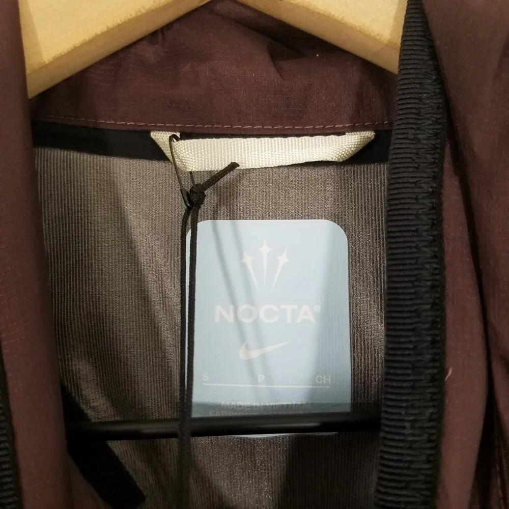 Nike X NOCTA Men's Drake Deep Pockets Track Jacket Dark Wine Size S - Picture 14 of 16